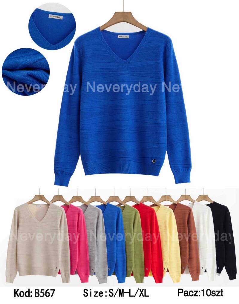 Swetry damskie Roz S/M-L/XL, Mix Kolor Paczka 10 szt